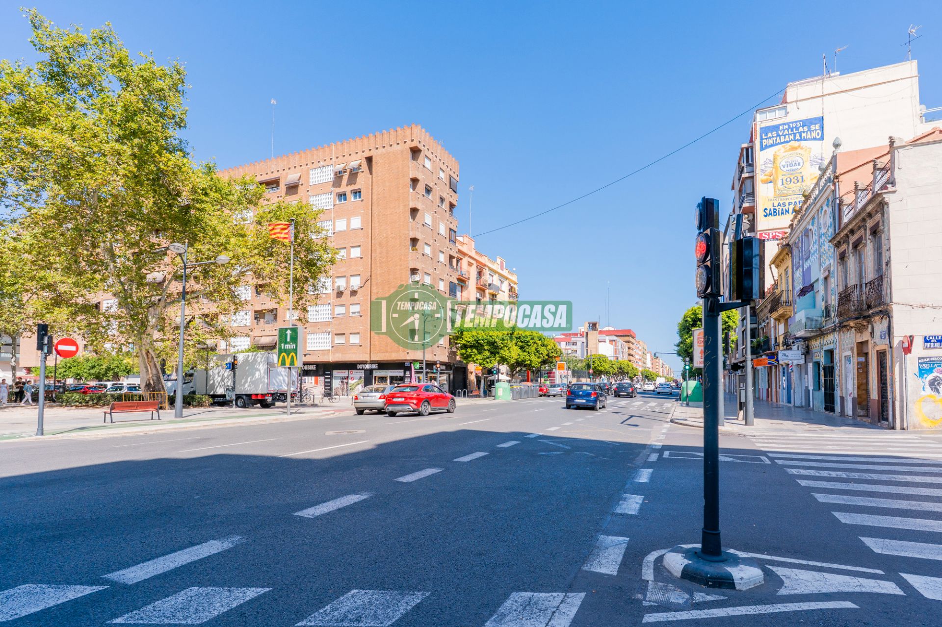 Exterior view of Flat for sale in  Valencia Capital  with Terrace and Balcony