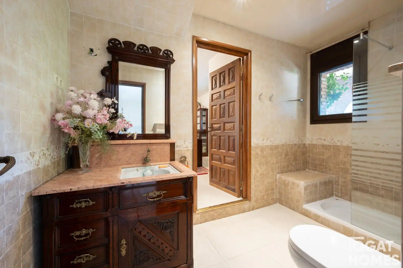 Baño de Casa o chalet de alquiler en Sant Cugat del Vallès con Aire acondicionado, Calefacción y Jardín privado