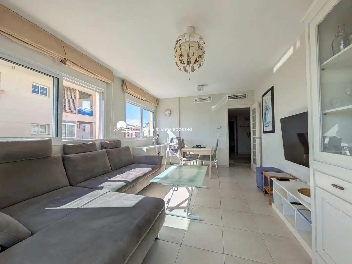 Living room of Apartments for sale in L'Alfàs del Pi  with Air Conditioner, Terrace and Furnished
