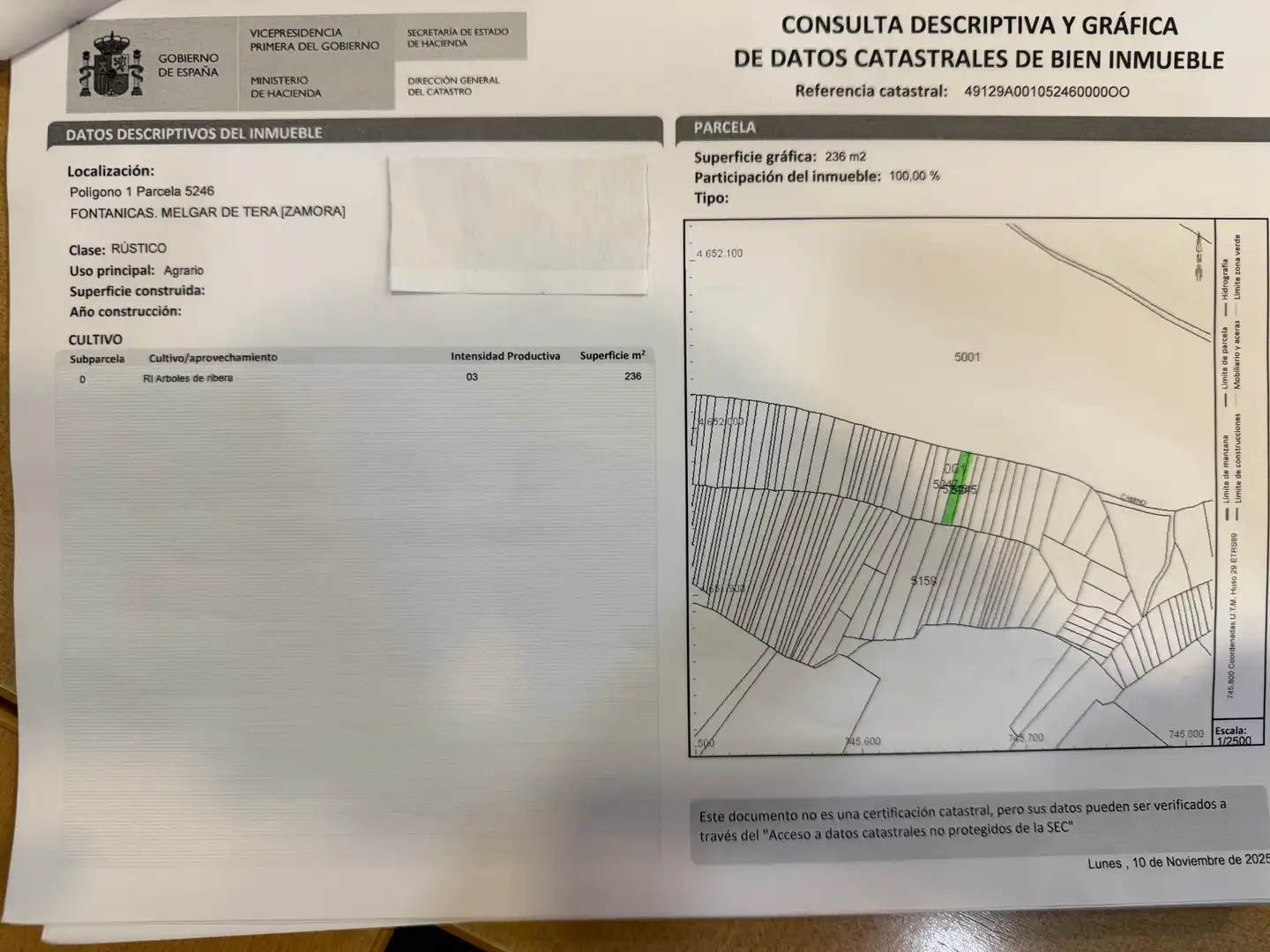 Terreno en venta en Melgar de Tera