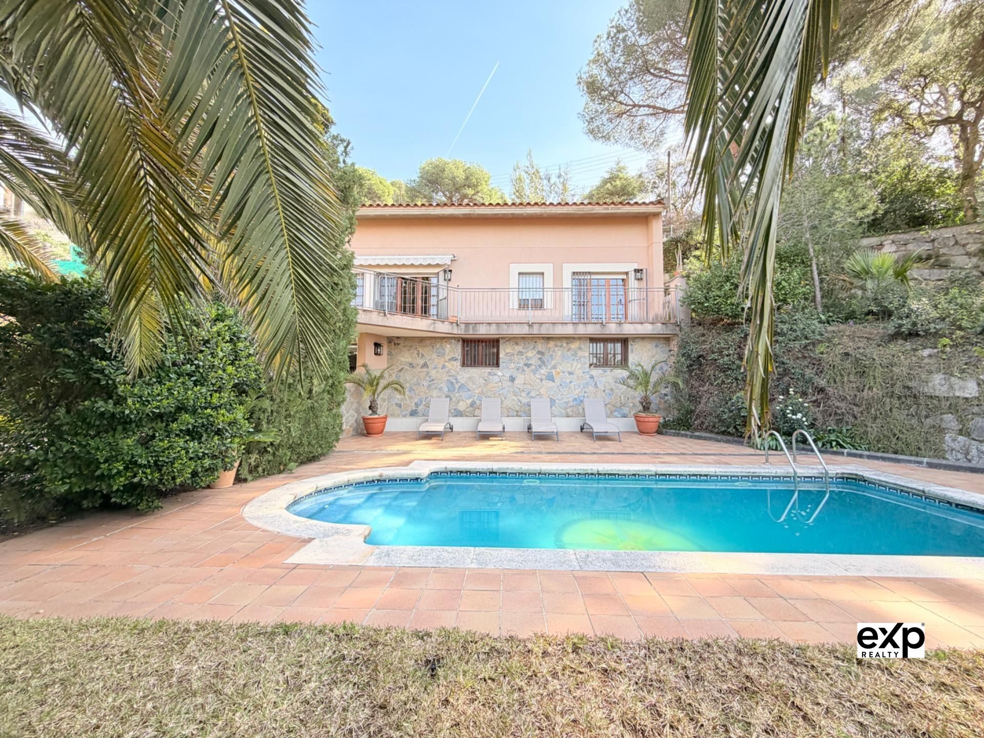 Garden of Houses for sale in Mataró  with Private garden, Terrace and Swimming Pool