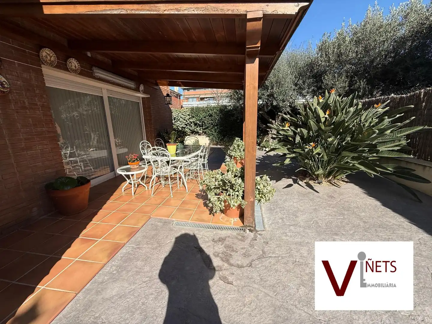 Terrasse von Erdgeschoss zum Verkauf in La Garriga mit Heizung, Privatgarten und Parkett