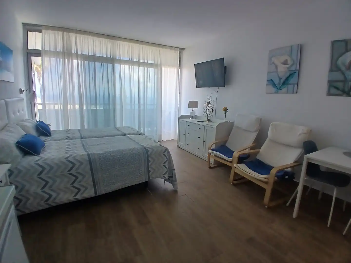 Habitación de Estudio de alquiler en Puerto de la Cruz con Terraza, Amueblado y Lavadora