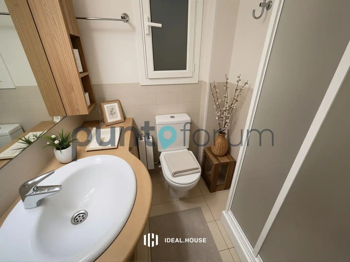 Bathroom of Flat for sale in Barcelona  with Air Conditioner and Heating
