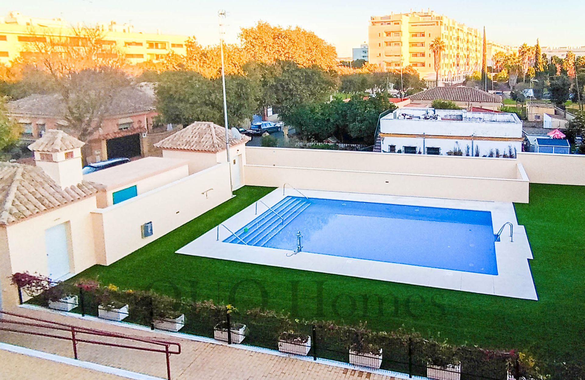 Swimming pool of Single-family semi-detached for sale in Jerez de la Frontera  with Air Conditioner, Terrace and Balcony