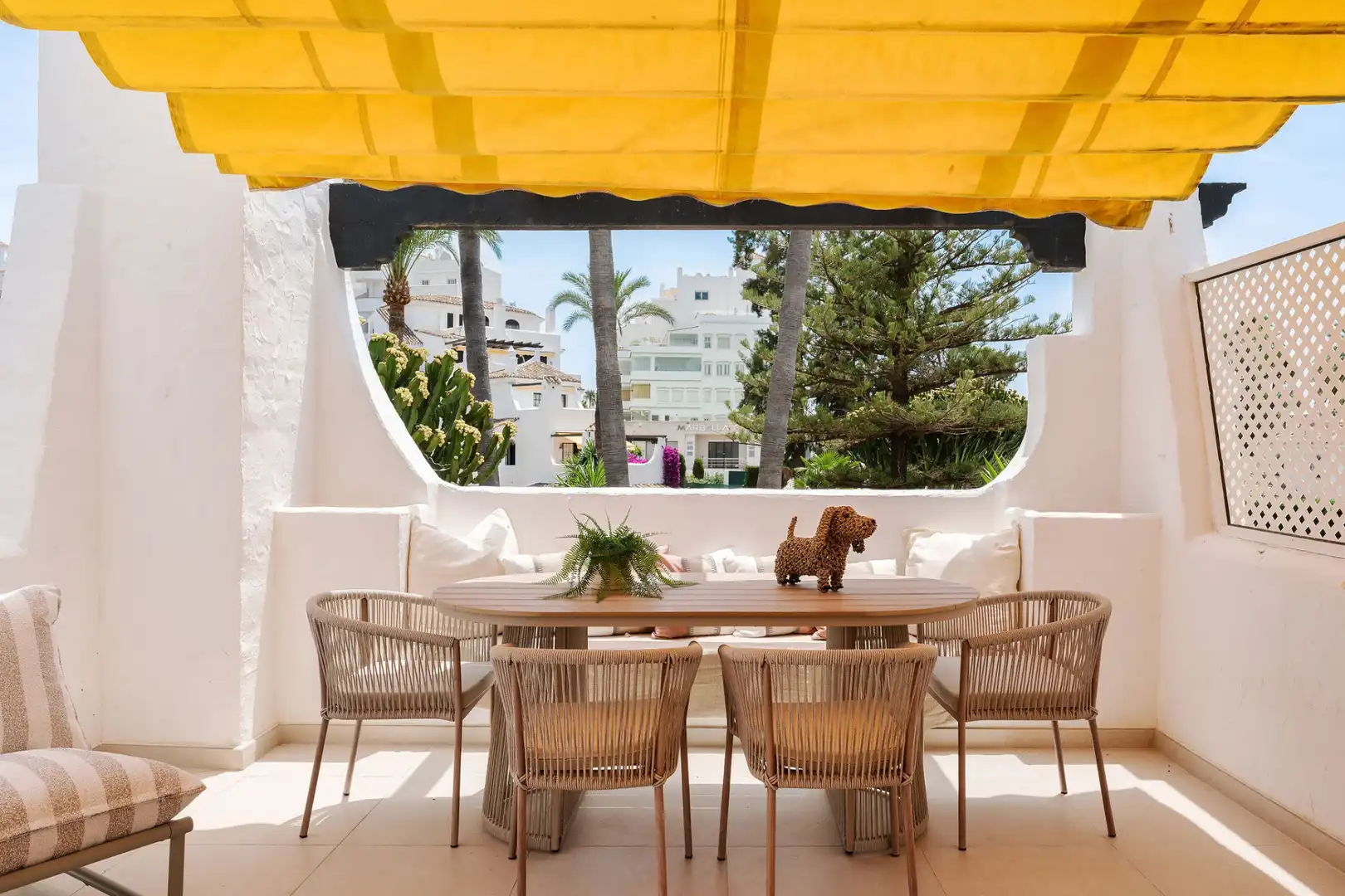 Terraza de Apartamento en venta en Marbella con Aire acondicionado, Terraza y Piscina