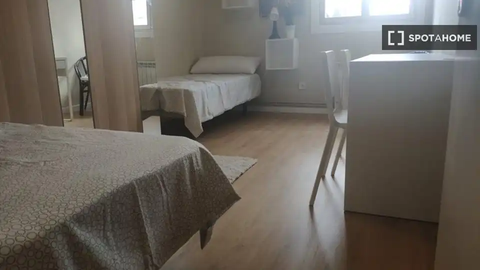 Habitación de Piso de alquiler en Madrid con Aire acondicionado, Calefacción y Amueblado