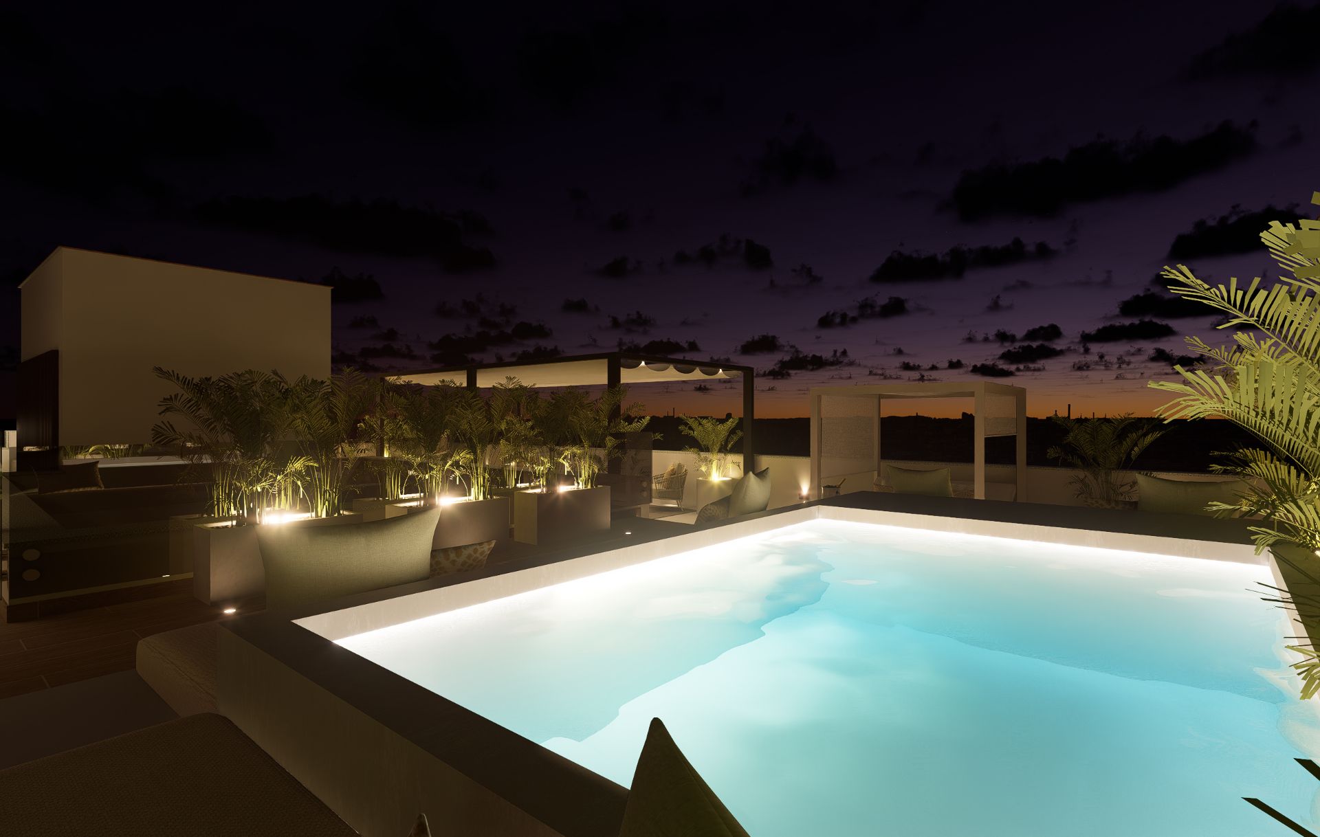 Piscina de Àtic en venda en  Madrid Capital amb Aire condicionat, Calefacció i Terrassa