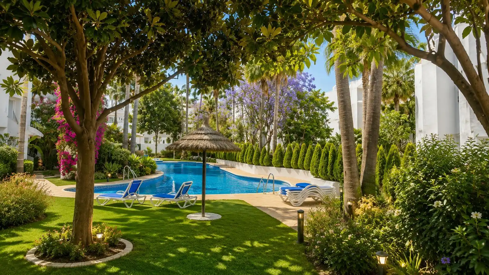 Piscina de Apartamento en venta en Marbella con Aire acondicionado, Terraza y Trastero