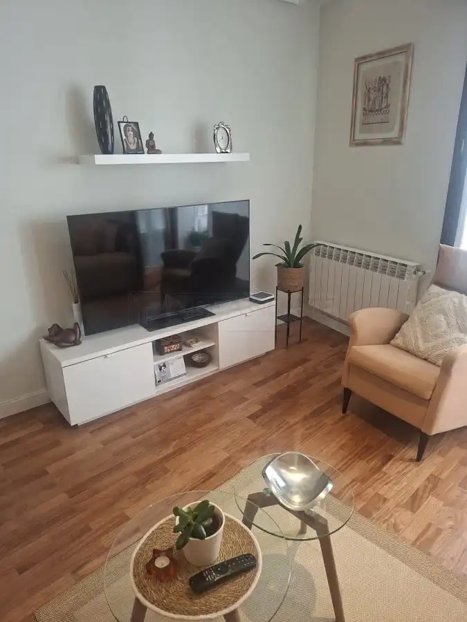 Sala de estar de Piso en venta en Vitoria - Gasteiz con Calefacción, Parquet y Terraza