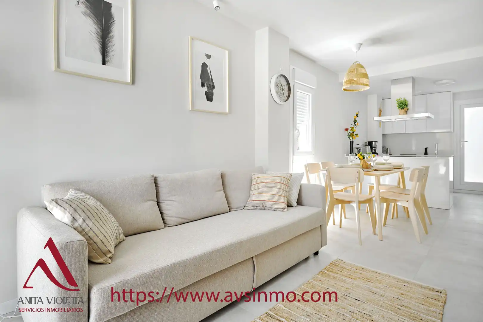 Living room of Houses for rent in San Pedro del Pinatar  with Air Conditioner, Private garden and Furnished