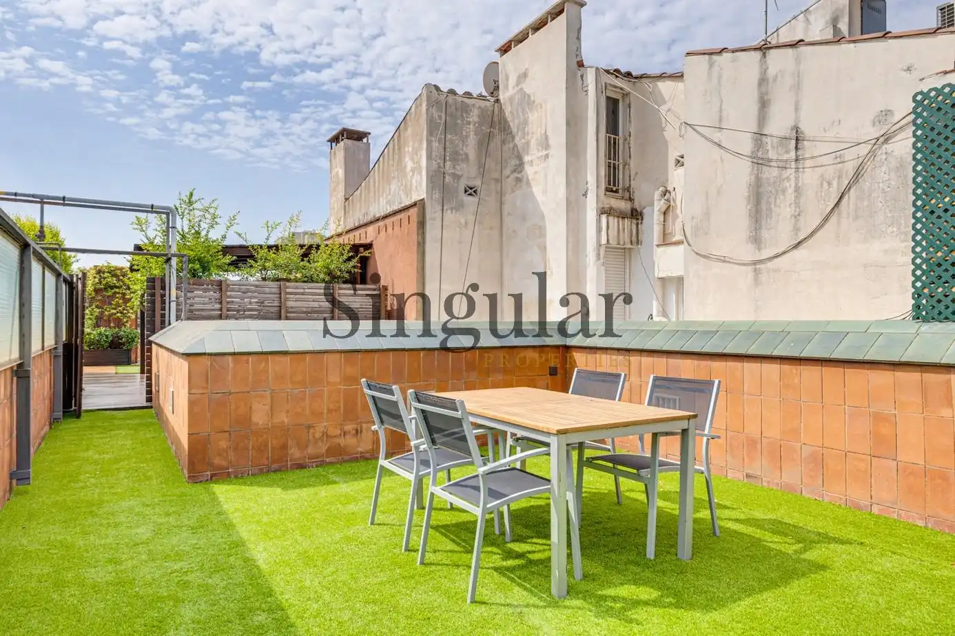 Terraza de Ático en venta en Barcelona con Calefacción, Parquet y Terraza