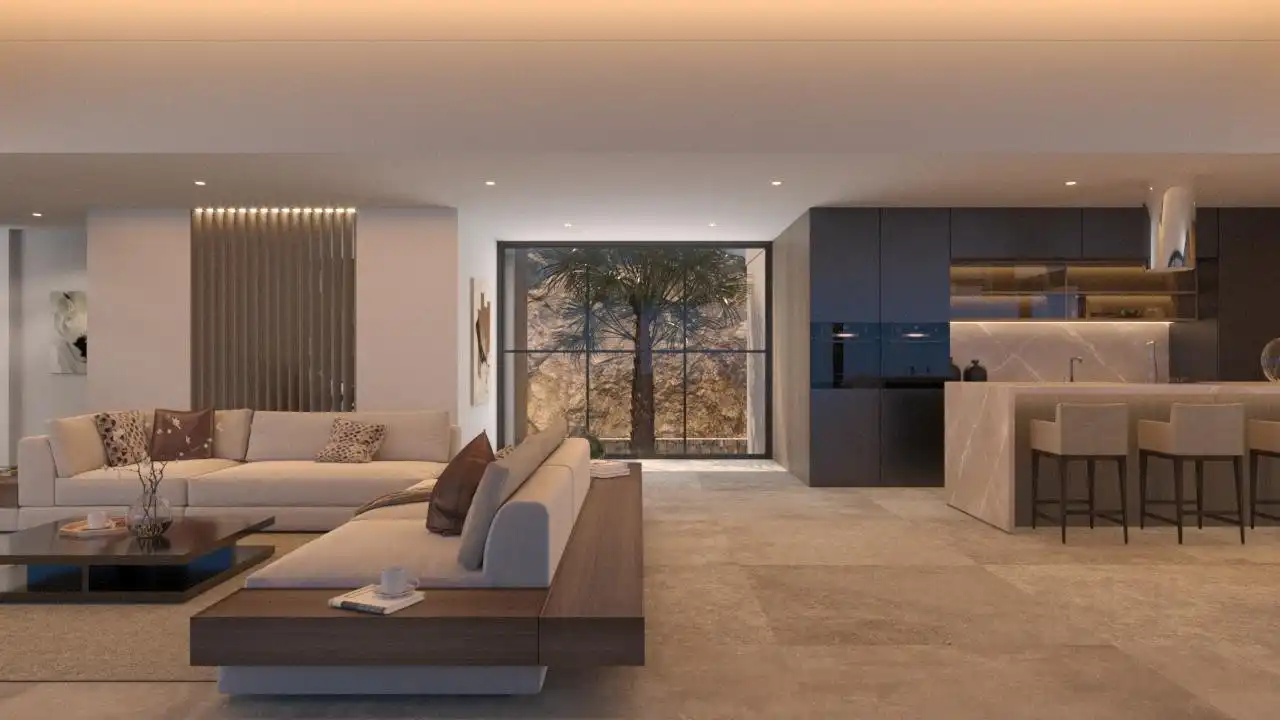 Sala d'estar de Casa o xalet en venda en Rojales amb Aire condicionat, Jardí privat i Terrassa