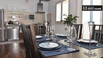 Dining room of Flat to rent in L'Hospitalet de Llobregat  with Air Conditioner, Heating and Furnished