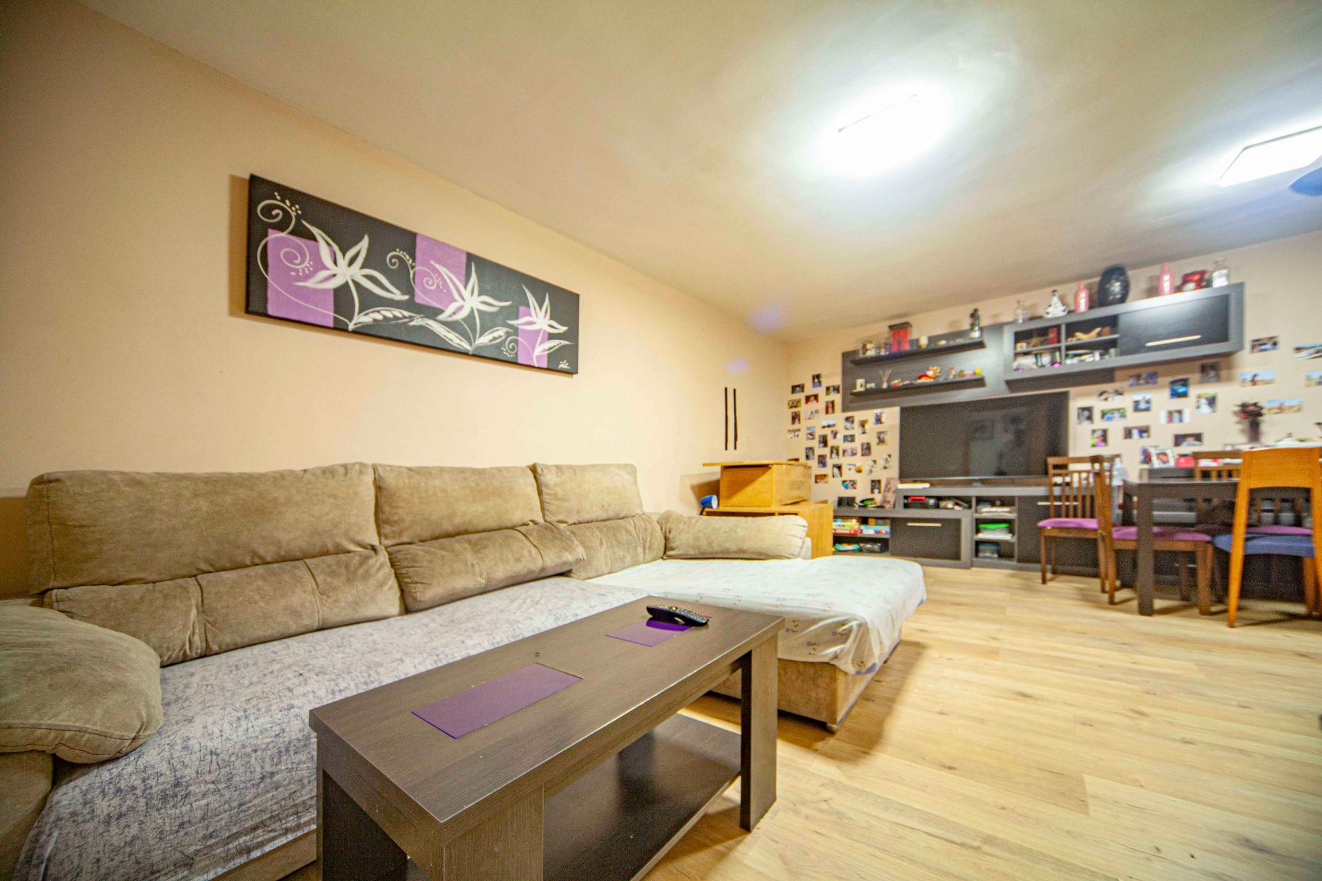 Sala d'estar de Pis en venda en  Madrid Capital amb Aire condicionat, Calefacció i Parquet