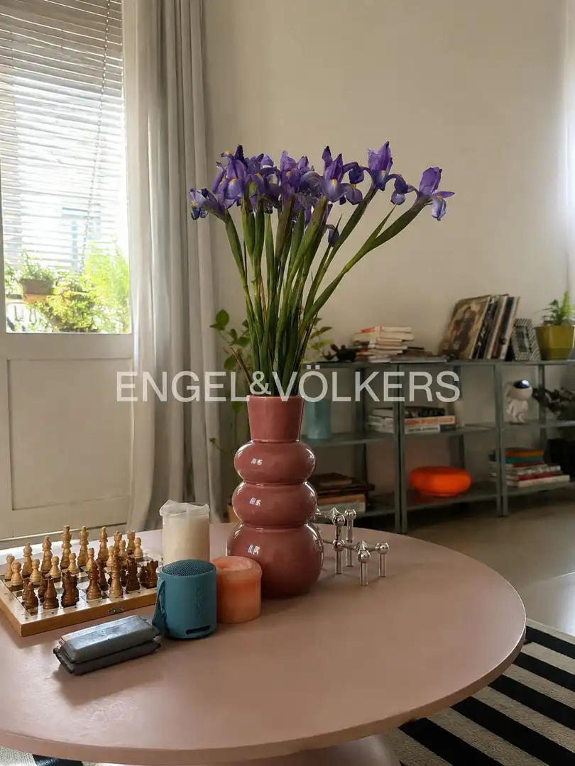 Sala de estar de Piso de alquiler en Barcelona con Aire acondicionado y Calefacción