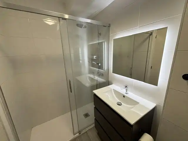 Bathroom of Flat for sale in Suances  with Air Conditioner, Heating and Terrace