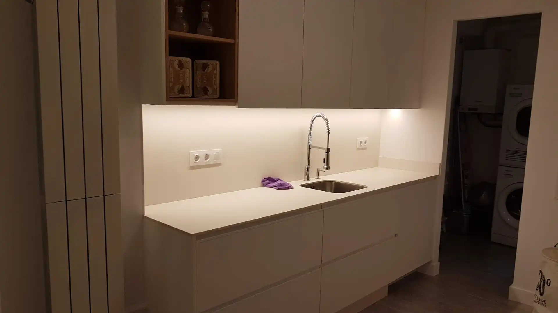 Küche von Wohnung zur Miete in Santiago de Compostela  mit Heizung, Möbliert und Balkon