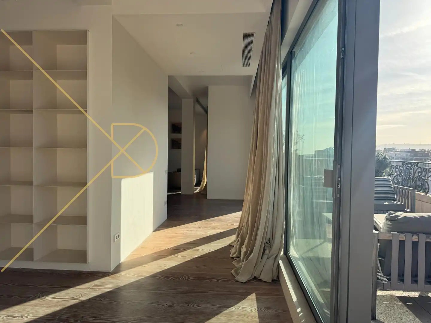Penthouse mit Balkon zur Miete in Avenida PAU CASALS, imagen 6
