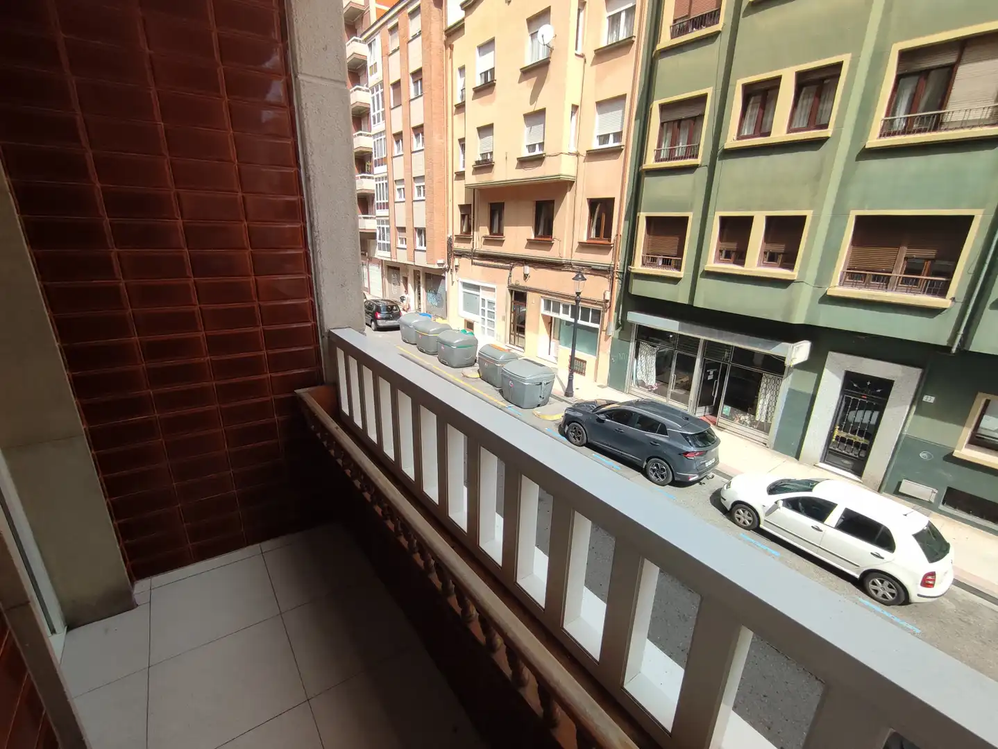 Terrassa de Pis de lloguer en Gijón  amb Calefacció, Parquet i Moblat