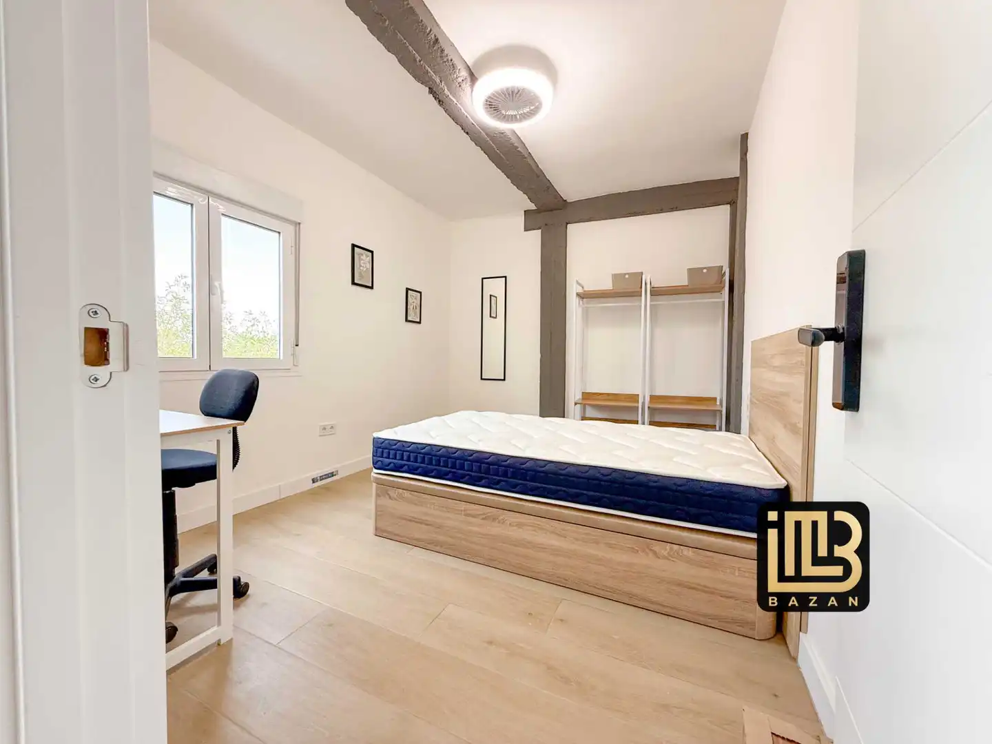 Schlafzimmer von Wohnung zur untervermieten in Málaga mit Klimaanlage und Möbliert