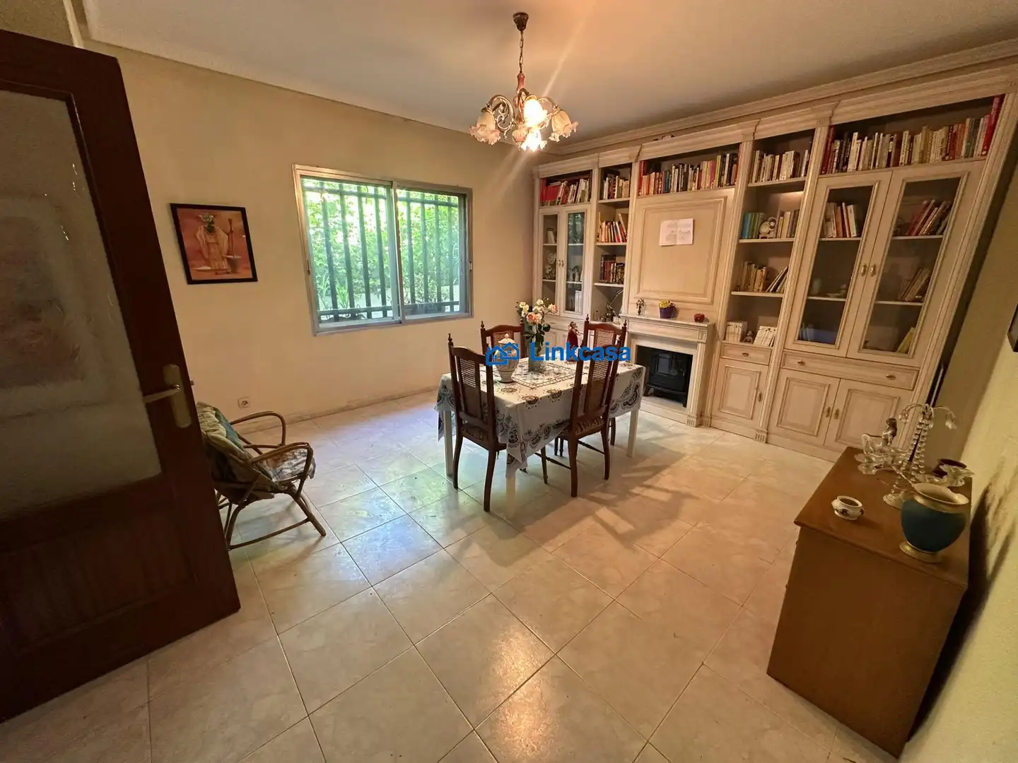 Dining room of Houses for sale in  Madrid Capital  with Heating and Storage room