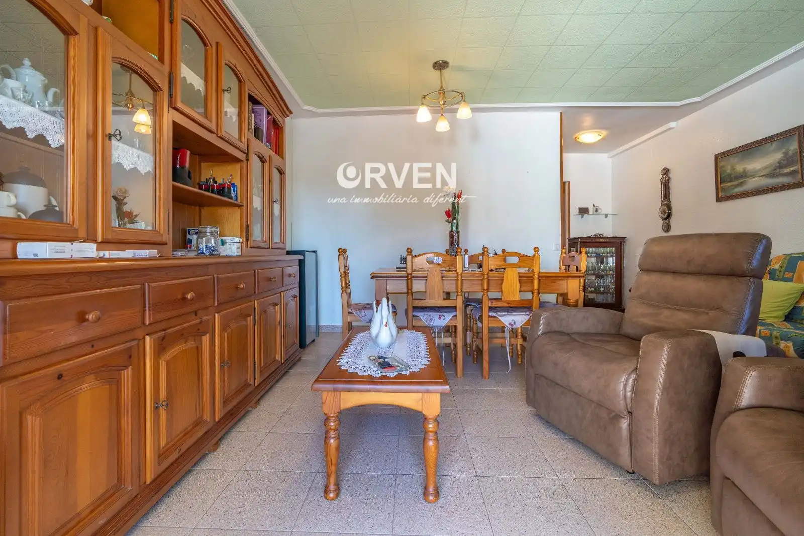 Esszimmer von Einfamilien-Reihenhaus zum Verkauf in Tarragona mit Klimaanlage, Heizung und Terrasse