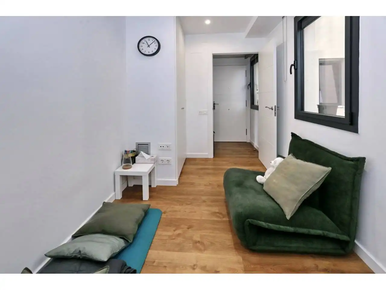Schlafzimmer von Wohnung zum Verkauf in Barcelona mit Klimaanlage, Heizung und Parkett