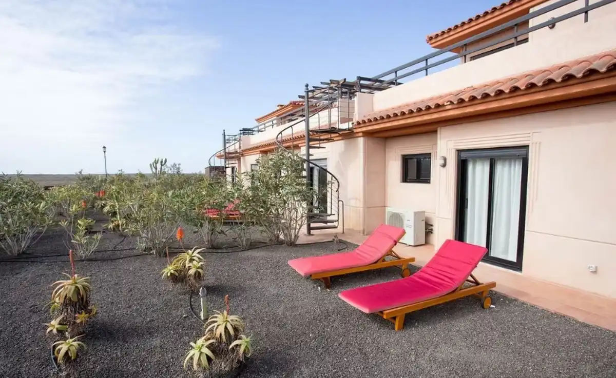 Terrasse von Haus oder Chalet zum Verkauf in La Oliva mit Klimaanlage, Privatgarten und Terrasse