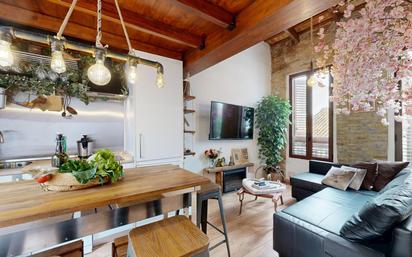 Sala d'estar de Loft en venda en  Valencia Capital amb Aire condicionat, Calefacció i Terrassa