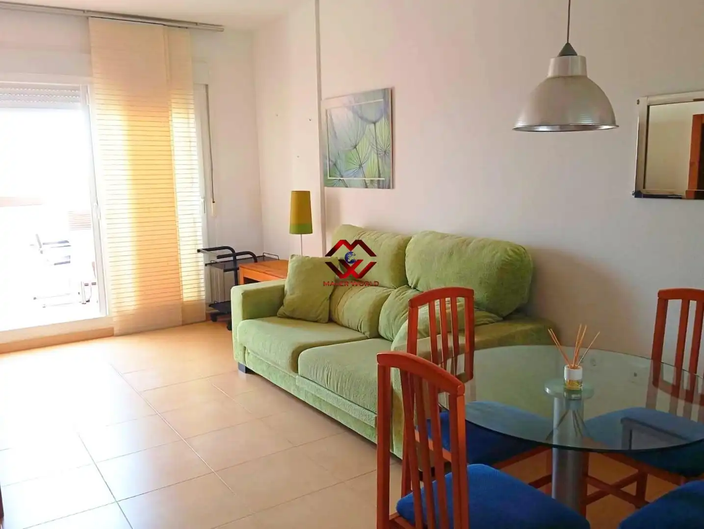 Sala de estar de Ático en venta en Alhama de Murcia con Aire acondicionado, Terraza y Amueblado