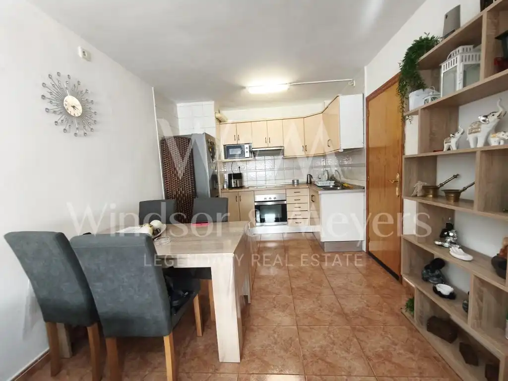 Kitchen of Flat for rent in Eivissa  with Air Conditioner, Terrace and Furnished