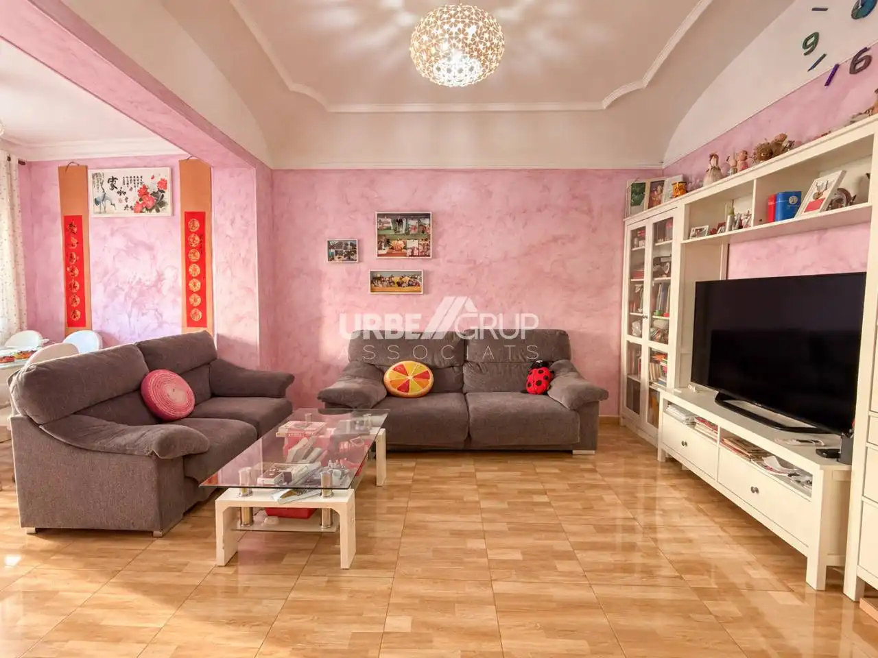 Wohnzimmer von Wohnung zum Verkauf in Terrassa mit Terrasse und Balkon