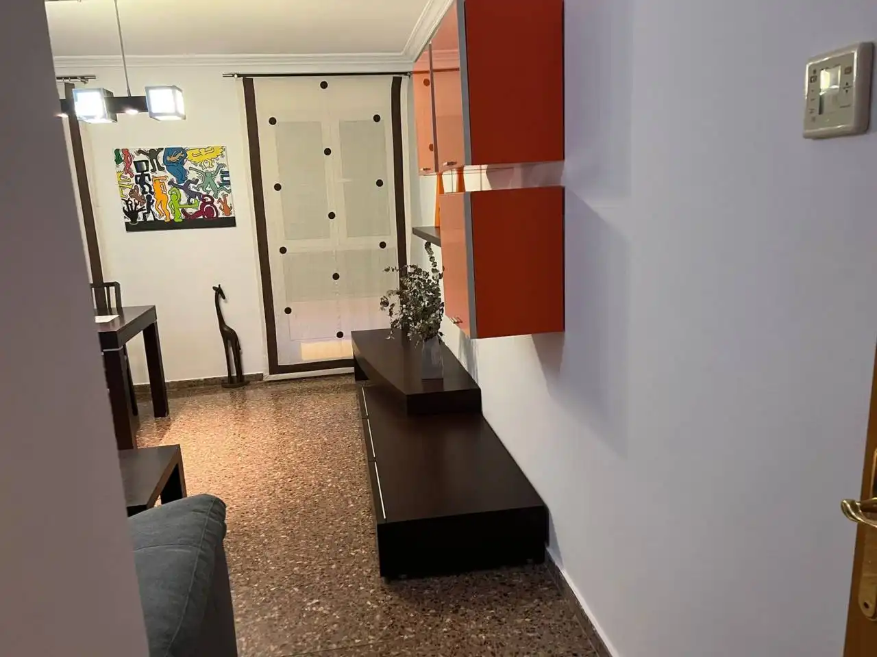 Sala de estar de Piso de alquiler en Valencia con Aire acondicionado, Calefacción y Amueblado