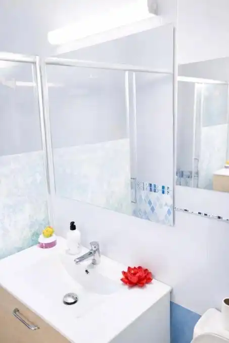 Badezimmer von Wohnungen zum Verkauf in Águilas mit Klimaanlage, Heizung und Privatgarten