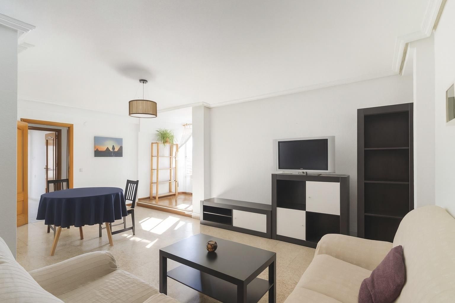 Sala de estar de Piso en venta en  Murcia Capital con Aire acondicionado y Amueblado