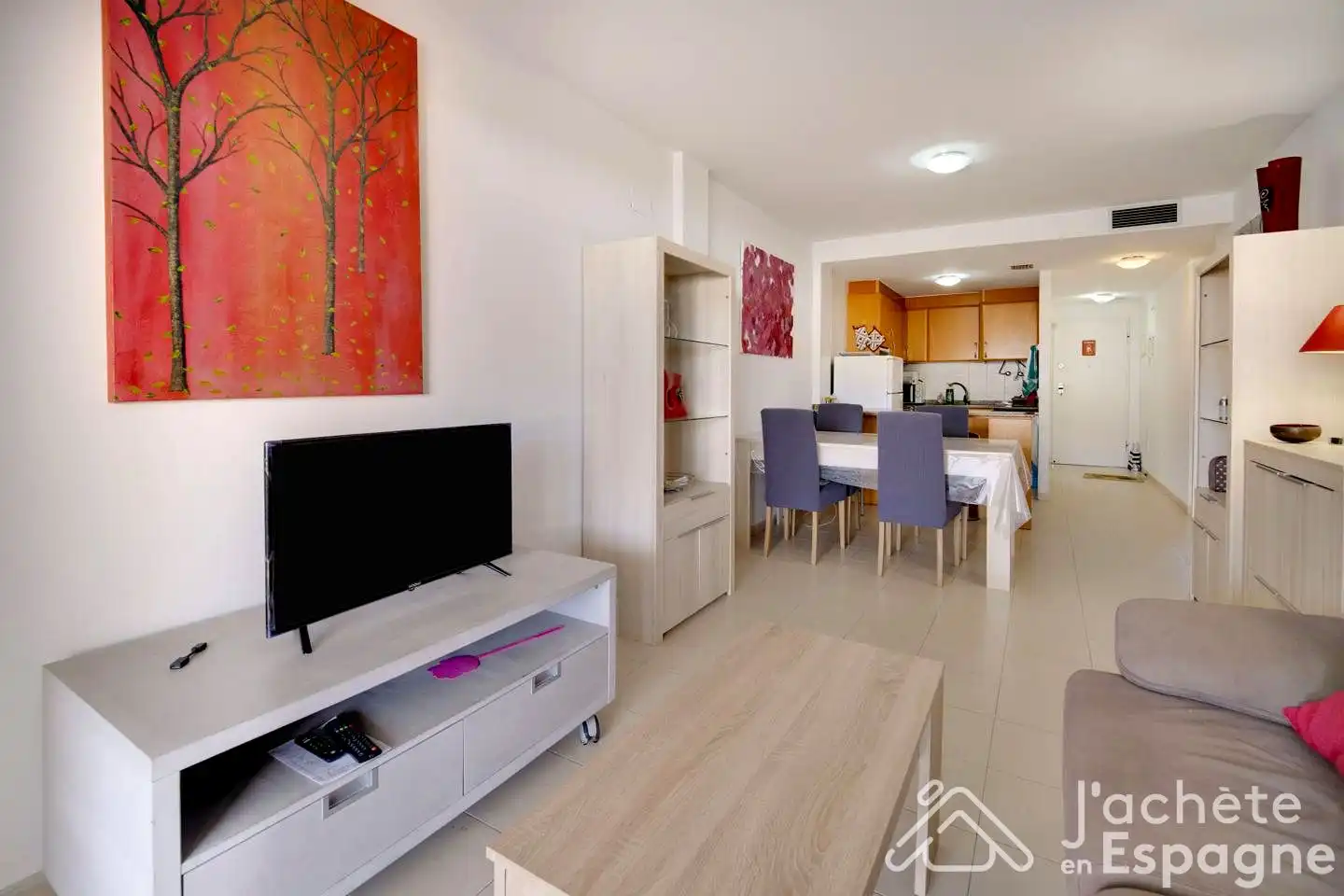 Sala d'estar de Pis en venda en Peñíscola / Peníscola amb Aire condicionat, Terrassa i Traster