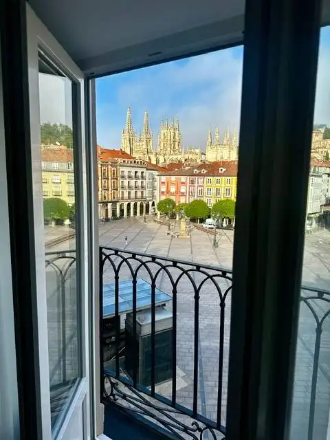 Exterior view of Flat for rent in Burgos  with Heating and Balcony