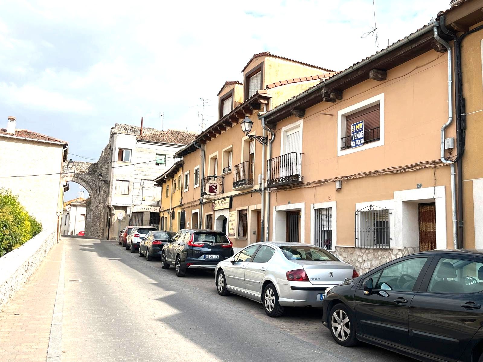 Exterior view of Single-family semi-detached for sale in Cuéllar  with Storage room and Furnished