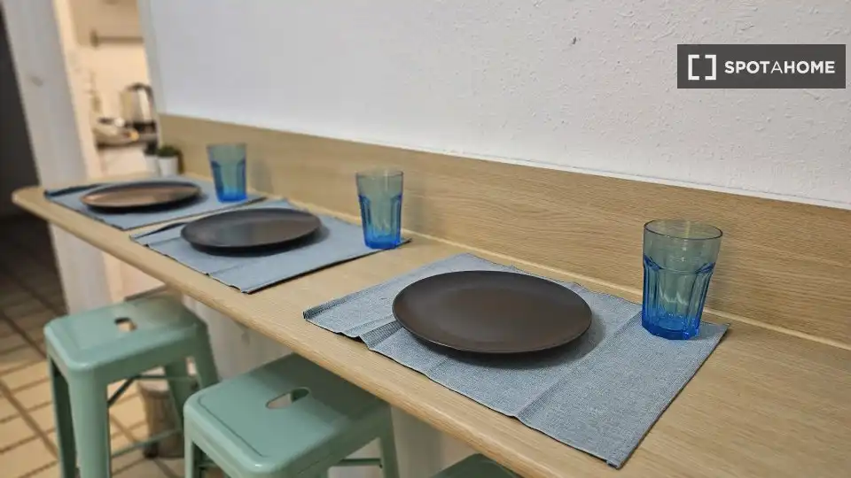 Flat for share in Barcelona  with Air Conditioner, Heating and Furnished