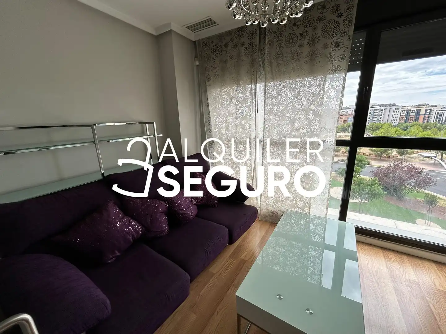Wohnzimmer von Wohnung zur Miete in Madrid mit Klimaanlage, Heizung und Abstellraum