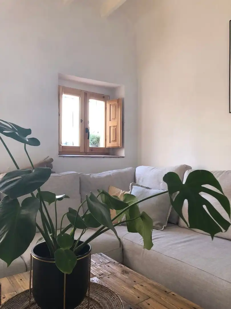 Sala de estar de Finca rústica en venta en Polop con Aire acondicionado, Calefacción y Terraza