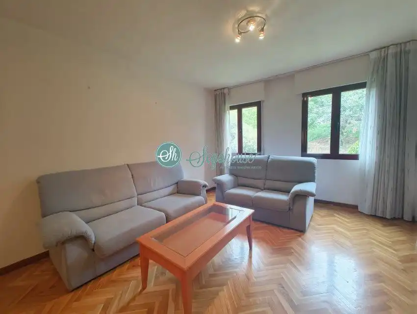 Living room of Flat for rent in Segovia  with Heating, Parquet flooring and Terrace