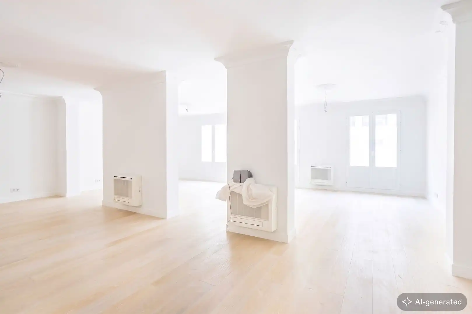 Living room of Flat for sale in Madrid  with Air Conditioner, Heating and Balcony
