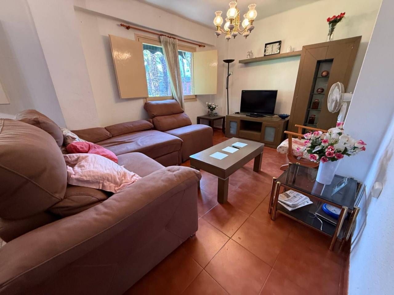 Sala d'estar de Pis en venda en  Valencia Capital amb Aire condicionat