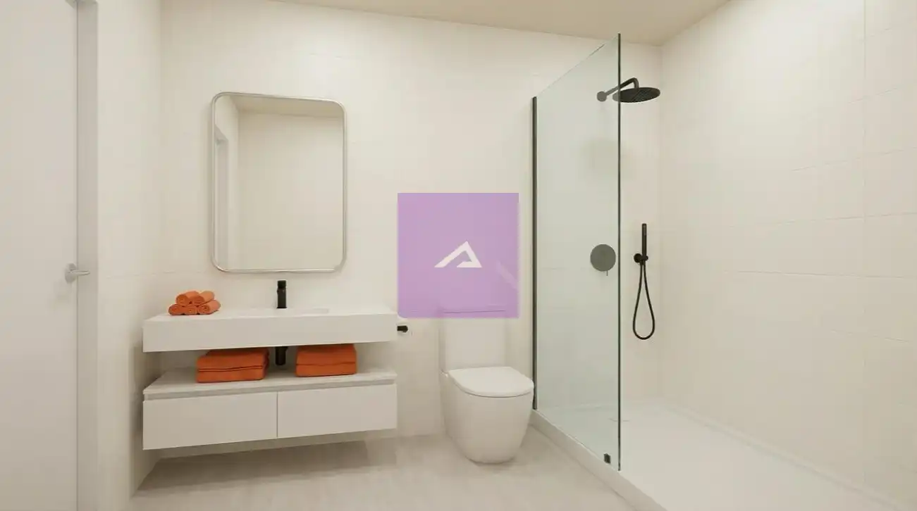 Badezimmer von Einfamilien-Reihenhaus zum Verkauf in Silla mit Klimaanlage, Privatgarten und Terrasse