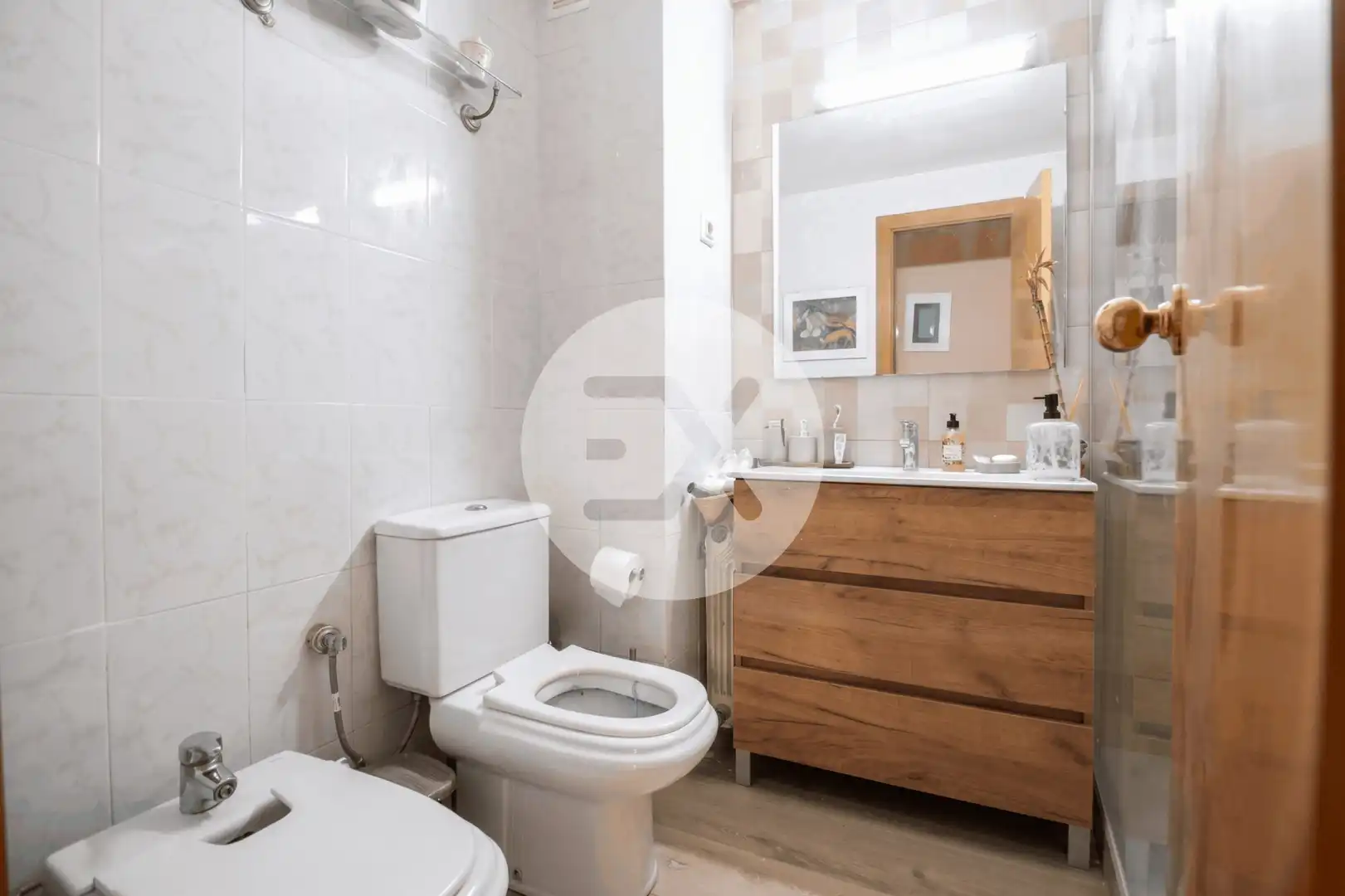 Bathroom of Flat for sale in Castelldefels  with Heating, Parquet flooring and Terrace