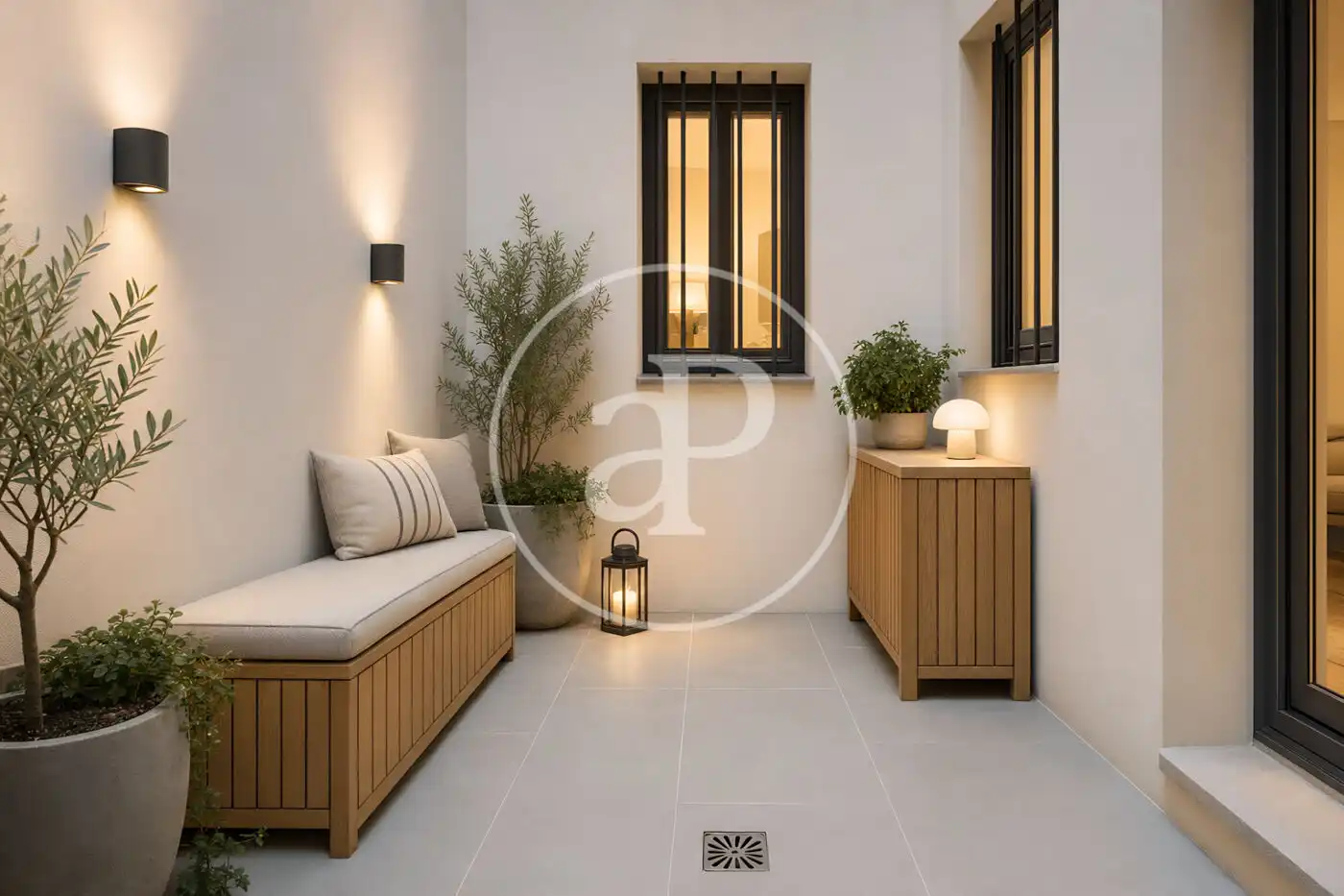 Balcony of Flat for sale in Madrid  with Heating
