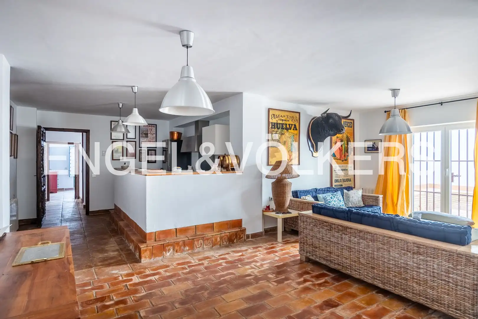 Sala de estar de Finca rústica en venta en Aljaraque con Aire acondicionado, Calefacción y Jardín privado