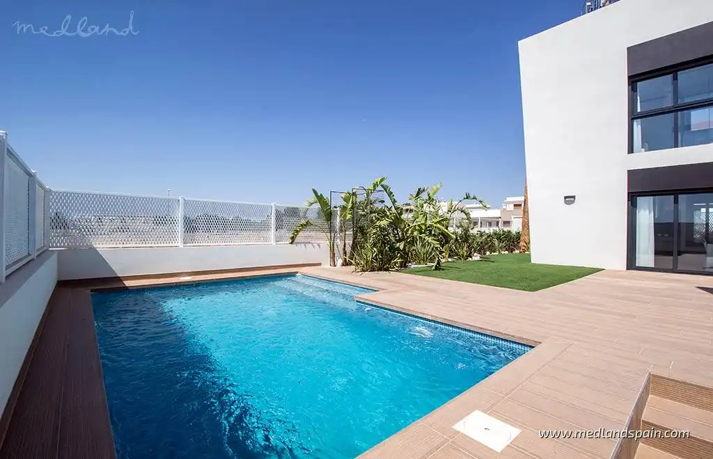 Piscina de Casa o xalet en venda en Rojales amb Jardí privat, Terrassa i Piscina